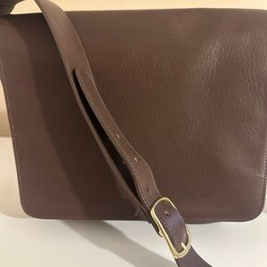 Coach purse dark brown, new
